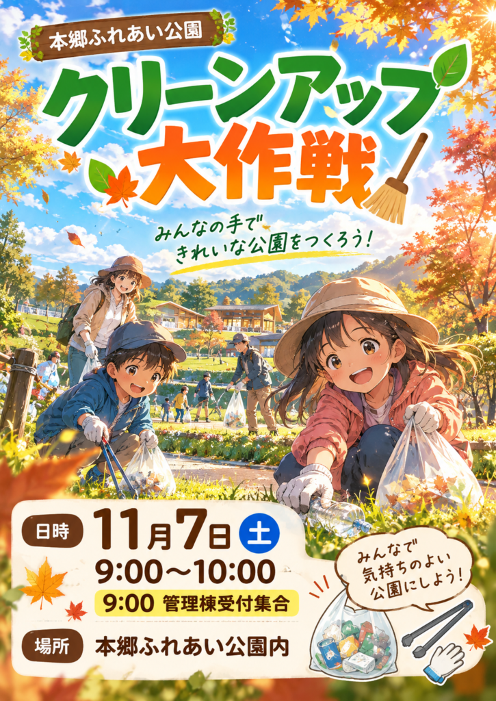 20261107公園クリーンアップ大作戦ポスターデータ